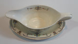 Rare 1930s Johnson Bros England Pareek "The Adam" Gravy Boat and Saucer Plate - Treasure Valley Antiques & Collectibles