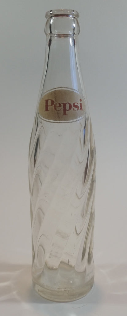1962 Dual Logo Pepsi-Cola Pepsi 10 Fl oz. Clear Twist Soda Pop Bottle ...