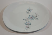 1950s Johnson Bros England Snowhite Floral Ironstone Serving Platter 12" x 9.5" - Treasure Valley Antiques & Collectibles