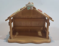 Cherished Teddies Wooden Creche Nativity 1992 #951218 In Box - Treasure Valley Antiques & Collectibles