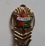 Vintage Autumn Fall Maple Leaf Victoria British Columbia Collectible Spoon - Treasure Valley Antiques & Collectibles