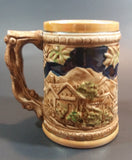 1950s German Oktoberfest Beer Stein Cabin Bar Lovers Made in Japan - Treasure Valley Antiques & Collectibles