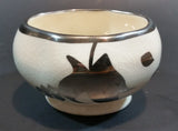 Antique 1920s Lancaster & Sandland English Ware Sugar Bowl with Silver Trim - Treasure Valley Antiques & Collectibles