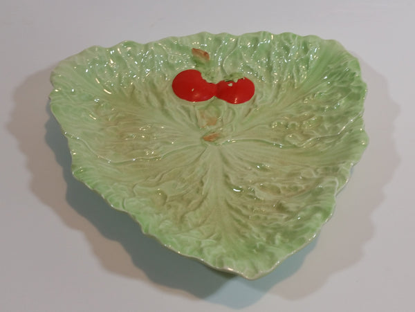 Antique 1930s Carlton Ware Tomato Leaf Shaped Serving Dish - Treasure Valley Antiques & Collectibles