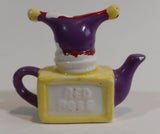 Red Rose Tea Canada Jack In The Box Miniature Teapot Figurine - Treasure Valley Antiques & Collectibles
