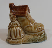 1970s Red Rose Tea "The Old Woman Who Lived In A Shoe" Wade Figurine - Treasure Valley Antiques & Collectibles