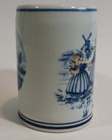 1950s Delfts Blauw Dutch Boy with Girls Stein Mug #442 - Treasure Valley Antiques & Collectibles