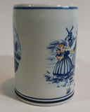 1950s Delfts Blauw Dutch Boy with Girls Stein Mug #442 - Treasure Valley Antiques & Collectibles