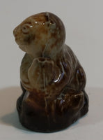 1970s Red Rose Tea Beaver with Log Wade Figurine - Treasure Valley Antiques & Collectibles
