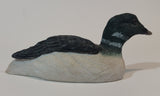 Ring Necked Loon Bird 4 3/4" Long Wildlife Resin Sculpture Ornament