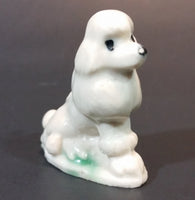 1970s Red Rose Tea White Poodle Dog Wade England Figurine - Treasure Valley Antiques & Collectibles