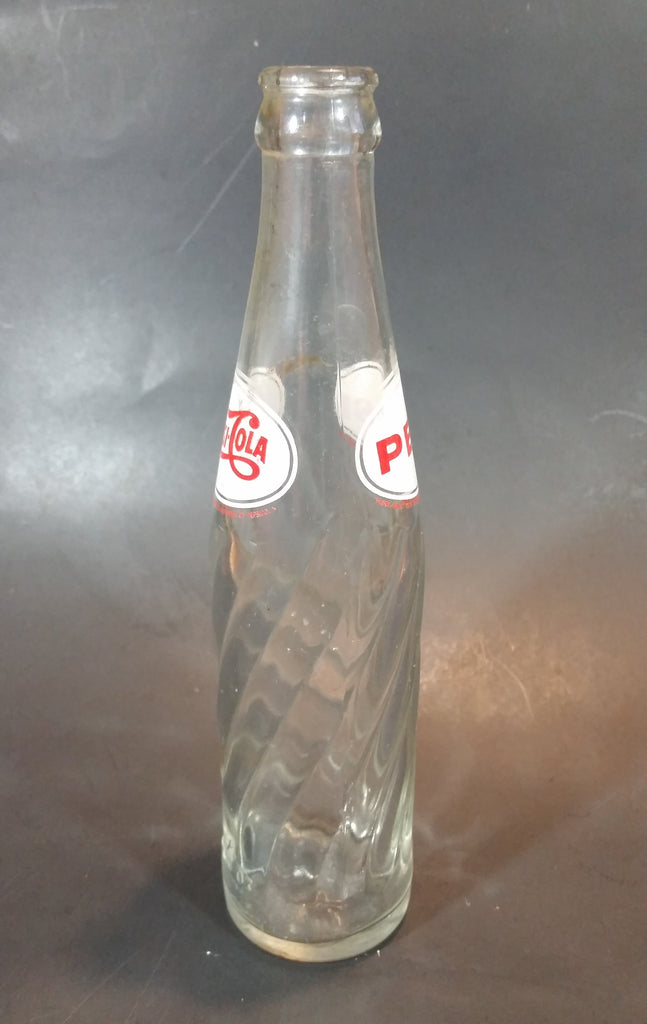 1973 Dual Logo Pepsi-Cola Pepsi 10 Fl oz. Clear Twist Soda Pop Bottle ...