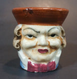 Vintage Mid-Century Miniature Toby Face Mug Colonial Man - Hand Painted - Treasure Valley Antiques & Collectibles