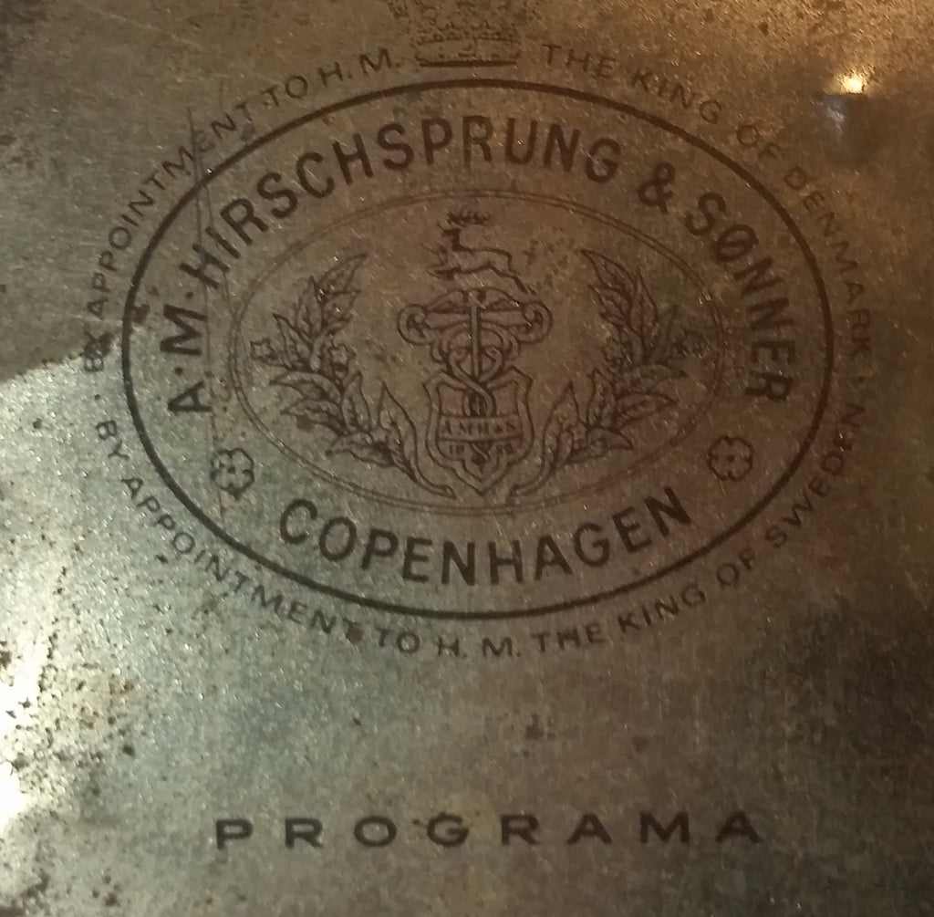 1970s Programa Export A.M. Hirschsprung & Sonner 20 Cigars Cigarettes