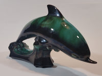 Beautiful 1970s Blue Mountain Pottery Dolphin Ornament - Treasure Valley Antiques & Collectibles