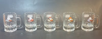 1990s Special Edition A & W Miniature Root Beer Mugs - Grandpa, Papa, Mama, Teen, Baby Set of 5 - Treasure Valley Antiques & Collectibles