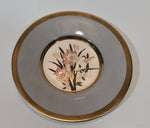 Vintage Hummingbird The Art of Chokin Plate 24KT Gold with Silver - Treasure Valley Antiques & Collectibles