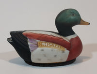 Vintage Northern Shoveler Duck Handpainted Ceramic Decoy Figurine - Treasure Valley Antiques & Collectibles