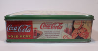 Vintage Drink Coca-Cola At Fountains or In Bottles Decorative Tin - Treasure Valley Antiques & Collectibles