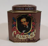 1980s Charles Dickens David Copperfield Pickwick Papers Dombey & Son Coffee Tin - Treasure Valley Antiques & Collectibles
