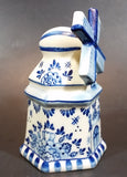 Vintage Handpainted Delft Blue Windmill Decoration - Treasure Valley Antiques & Collectibles