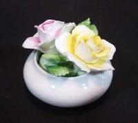 1960s The Princess Collection Bone China Handmade Floral Rose Bouquet - Staffordshire