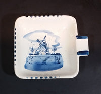 Vintage Delft Blue Windmill Ashtray - Delfts Handpainted Holland - Treasure Valley Antiques & Collectibles
