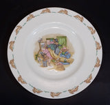 1970s Royal Doulton English Fine Bone China Bunnykins "Dressup Time" 8" Plate - Treasure Valley Antiques & Collectibles