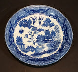 1940s Blue Willow Ware Japan Teacup Saucer Plate - Treasure Valley Antiques & Collectibles
