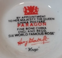 1970s Paragon Fine Bone China "Six World Famous Rose" Harry Wheatcroft "Virgo" Teacup - Treasure Valley Antiques & Collectibles