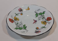 1920s Royal Albert Crown China "Buttercup" Butterflies and Flowers Pattern Teacup Saucer - Treasure Valley Antiques & Collectibles