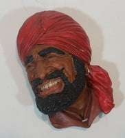 Vintage Punjabi Chalkware Copy - Unsigned Wire Loop Back - Treasure Valley Antiques & Collectibles