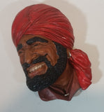 Vintage Punjabi Chalkware Copy - Unsigned Wire Loop Back - Treasure Valley Antiques & Collectibles