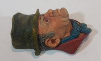 1964 Bossons England Bill Sikes Chalkware Face Head Wall Decor - Treasure Valley Antiques & Collectibles