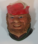 1981 Legend Products England "Little John" Head Face - Robin Hood Series - Wall Decor Chalkware - Treasure Valley Antiques & Collectibles