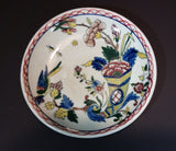 Antique 1870s GIEN Rouen Faience Collection "Horn of Plenty " with a Bird 4 3/4" Plate - Treasure Valley Antiques & Collectibles