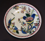 Antique 1870s GIEN Rouen Faience Collection "Horn of Plenty " with a Bird 4 3/4" Plate - Treasure Valley Antiques & Collectibles