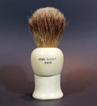 1940s Rubberset Pure Badger Hair Shaving Brush - Old King Rubberset Trademark - Made in Canada - Treasure Valley Antiques & Collectibles