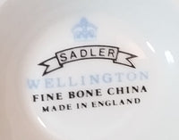 1950s Sadler Wellington Fine Bone China Light Purple and Pink Floral Teacup - Made in England