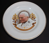 1984 Pope John Paul II (Joannes Paulus PP. II) Commemorate Visit To Canada Plate - Made in England - Treasure Valley Antiques & Collectibles