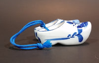 Vintage Delft Blue Miniature Hand Painted Porcelain Windmill Shoes - Treasure Valley Antiques & Collectibles