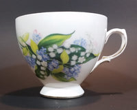 1959-1964 Queen Anne Bone China Ridgway Potteries England Floral Pattern 8490 Teacup