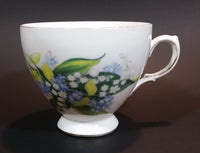 1959-1964 Queen Anne Bone China Ridgway Potteries England Floral Pattern 8490 Teacup