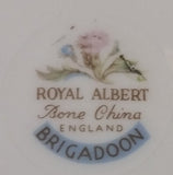 Vintage Royal Albert Bone China England Light Blue Pink Wild Flower Brigadoon Pattern Teacup Saucer - Treasure Valley Antiques & Collectibles
