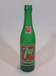 Vintage 1960s 7up 10 oz Green Glass 9 1/2" Soda Pop Bottle - Treasure Valley Antiques & Collectibles