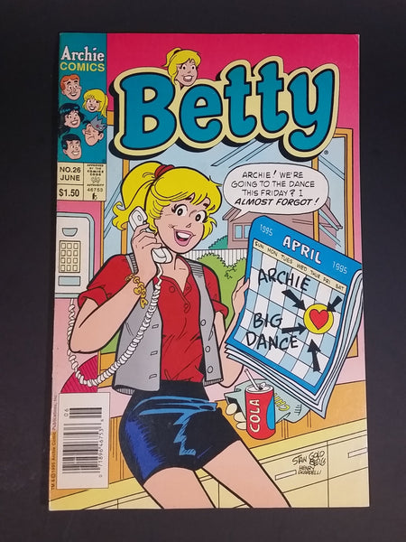 Archie Comics - Betty - "Big Dance" Issue # 26 June 1995 - Treasure Valley Antiques & Collectibles