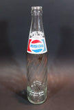 Vintage 1977 Pepsi-Cola Pepsi One Pint 16 Fl oz 473mL Clear Glass Money Back Bottle - LS 77 239 - Treasure Valley Antiques & Collectibles
