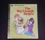 1978 The Big Enough Helper - Little Golden Books - 208-41 - "D" Edition - Collectible Children's Book - Treasure Valley Antiques & Collectibles
