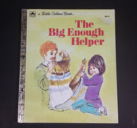 1978 The Big Enough Helper - Little Golden Books - 208-41 - "D" Edition - Collectible Children's Book - Treasure Valley Antiques & Collectibles