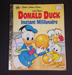 1981 Walt Disney's Donald Duck Instant Millionaire - Little Golden Books - 102-44 - Collectible Children's Book - Fifth Printing - Treasure Valley Antiques & Collectibles